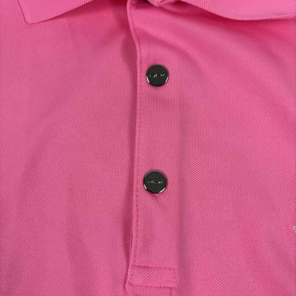 Ralph Lauren RLX Polo Shirt Mens Medium Pink Golf PGA Harbor Shores - Picture 6 of 11